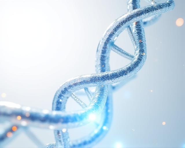 Abstract representation of data protection and health security